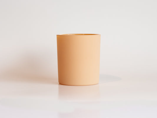 8oz Matte Nude Candle Glass