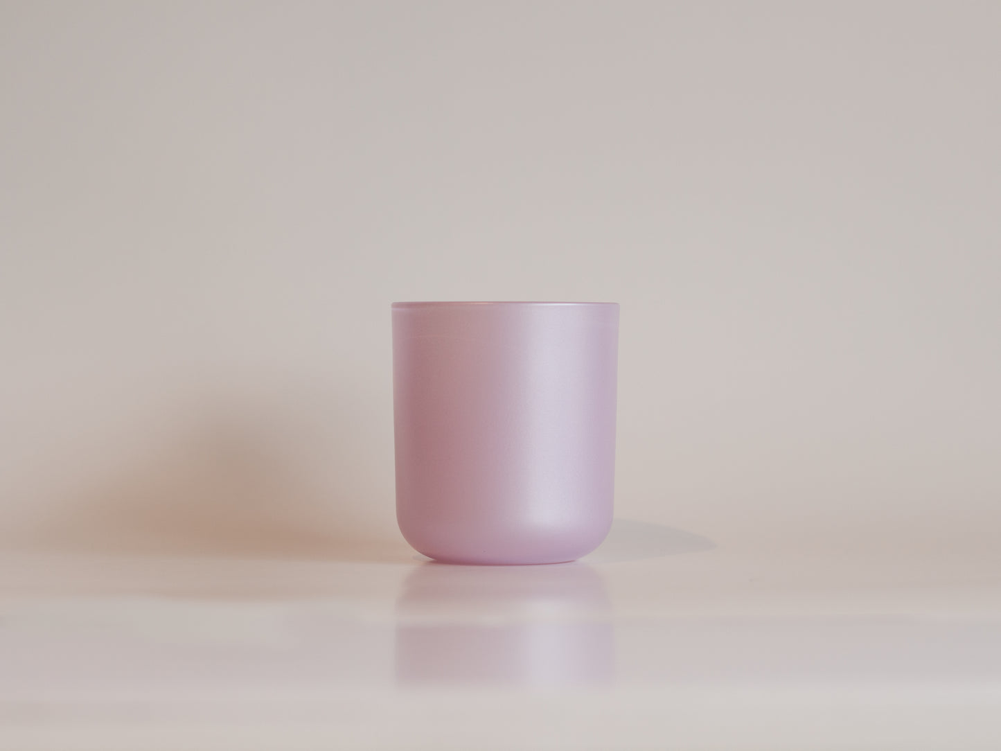 8 oz Pearl Lilac Candle Glass