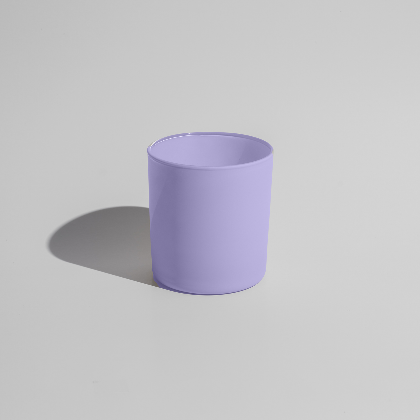 8 oz Matte Lilac Candle Glass