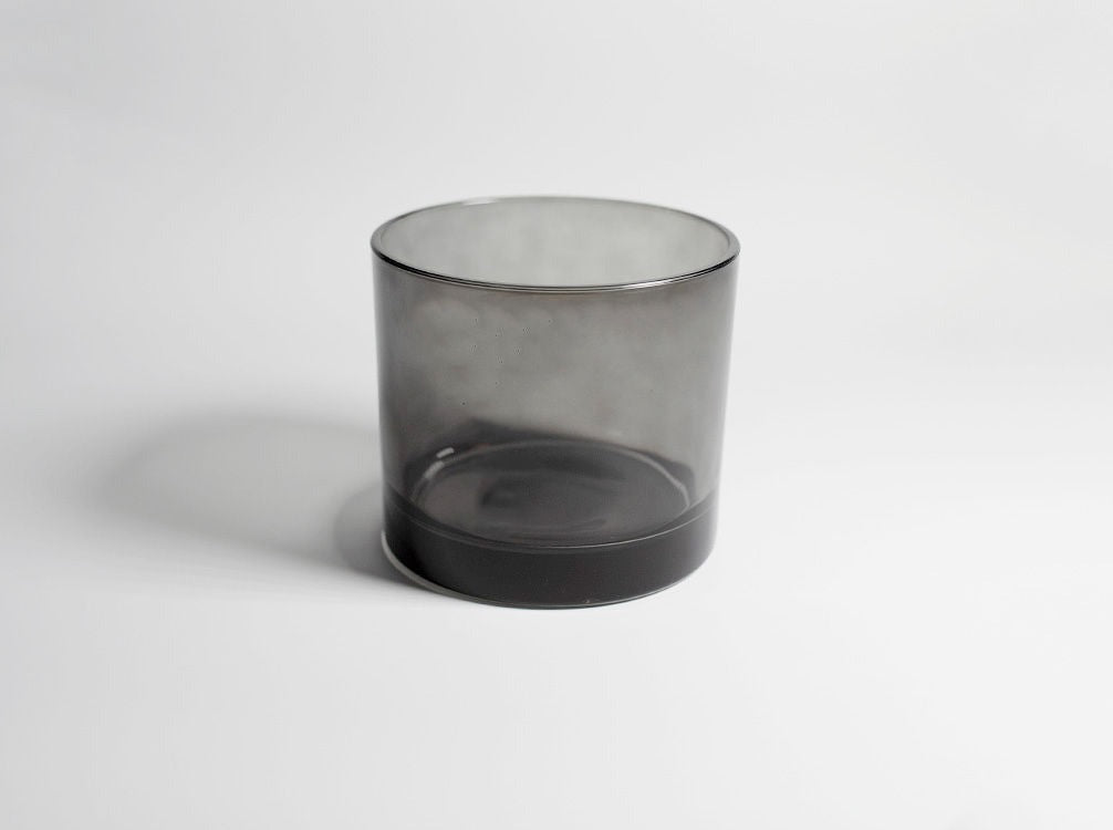 Translucent Smoke 25oz Candle Glass