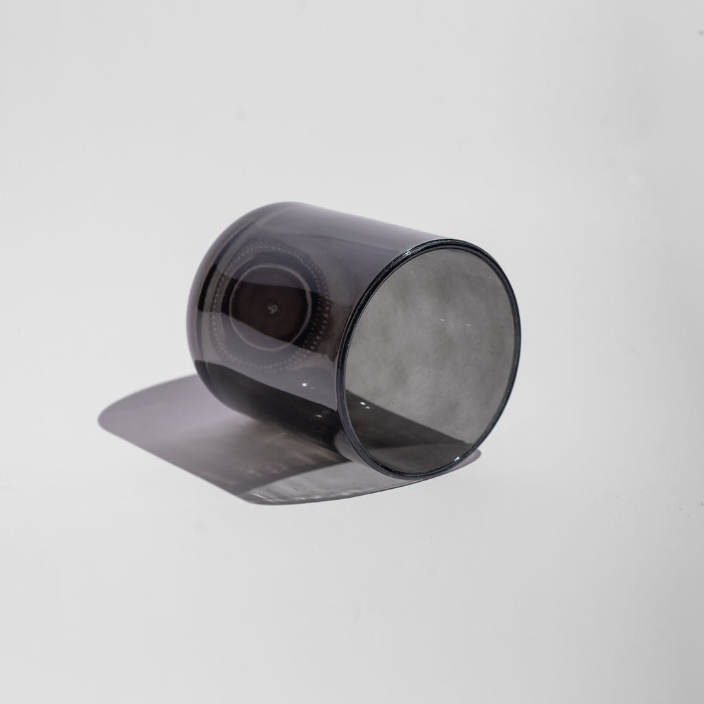 Translucent Smoke Candle Glass