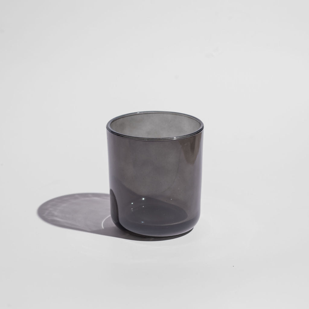 Translucent Smoke Candle Glass
