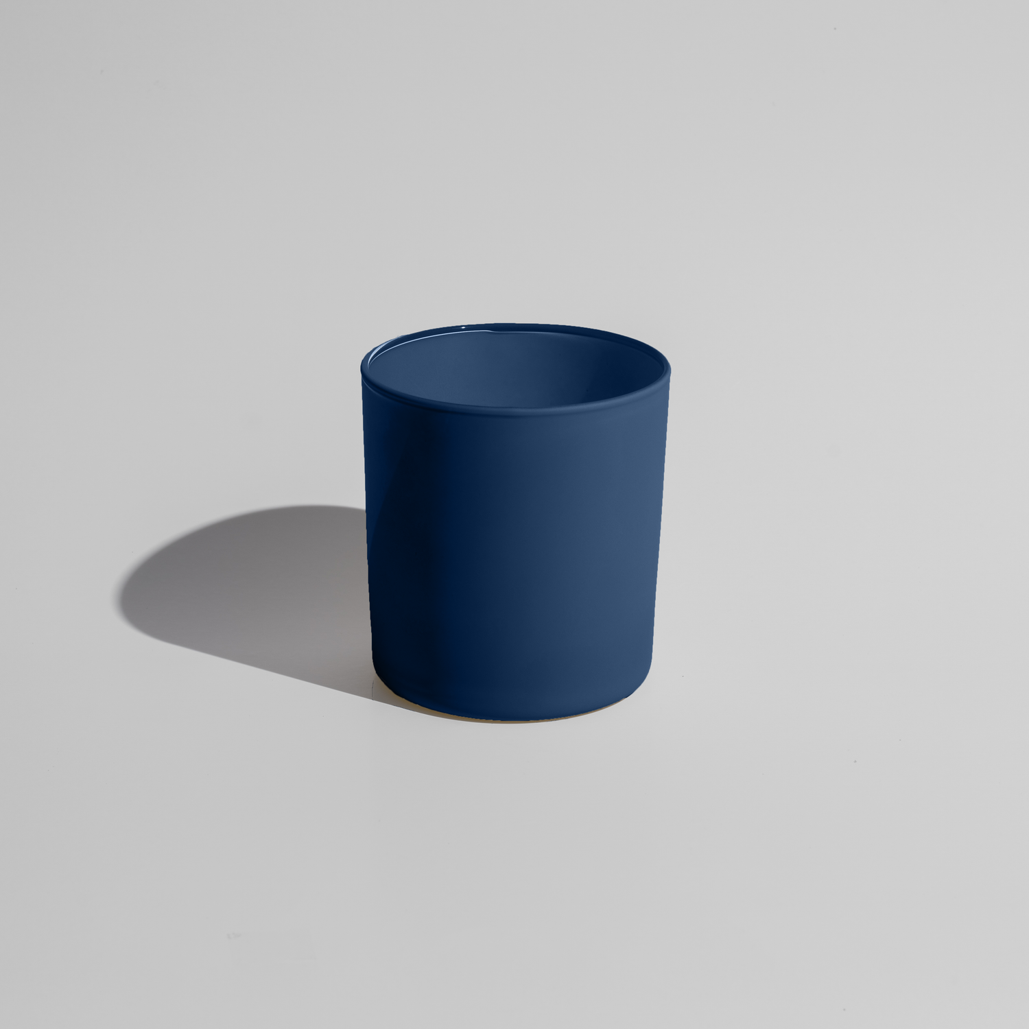 8 oz Matte Navy Candle Glass Wholesale Candle Jars